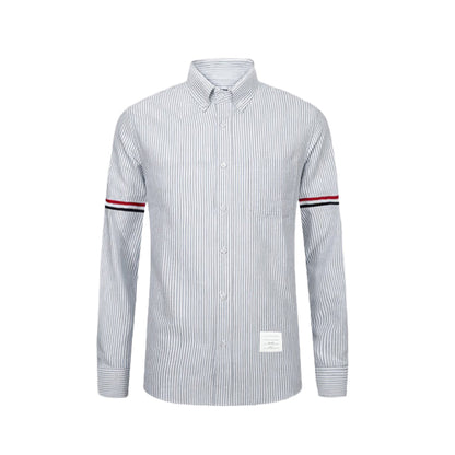 Thom Browne Spring Summer Men's Striped Cotton Shirt