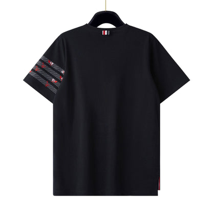 Thom Browne Classic 4-Bar Cotton T-Shirt