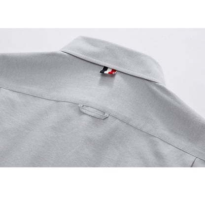 Thom Browne Spring Summer Men's Solid Cotton Shirt