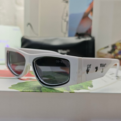 OFF-Whlte Arrow logo sunglasses#002