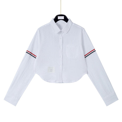 Cropped Waist-Baring Shirt