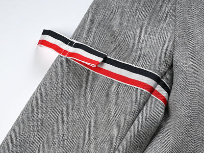 Thom Browne Women's Jacket and Skirt Set | Two-Piece Suit Ensemble