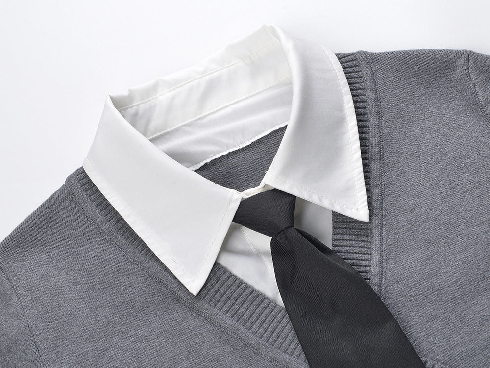 Thom Browne 2026SS Women's Wool Dress | Elegant Knit Dress
