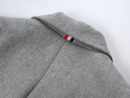 Thom Browne Women's Jacket and Skirt Set | Two-Piece Suit Ensemble