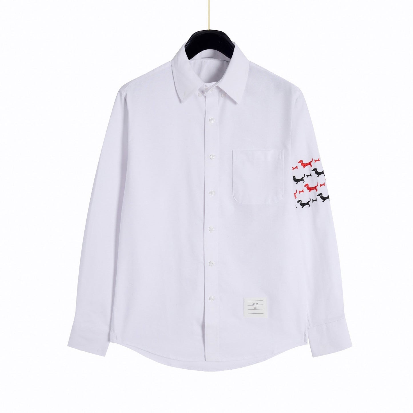 Thom Browne plaid long-sleeved shirt