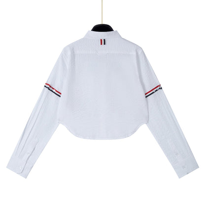 Cropped Waist-Baring Shirt