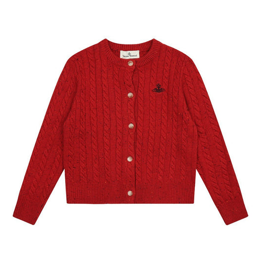 Vivienne Westwood Color-block Cotton-Wool Cardigan