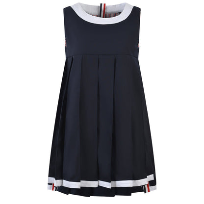 Thom Browne Women's Sleeveless Pleated Vest Dress
