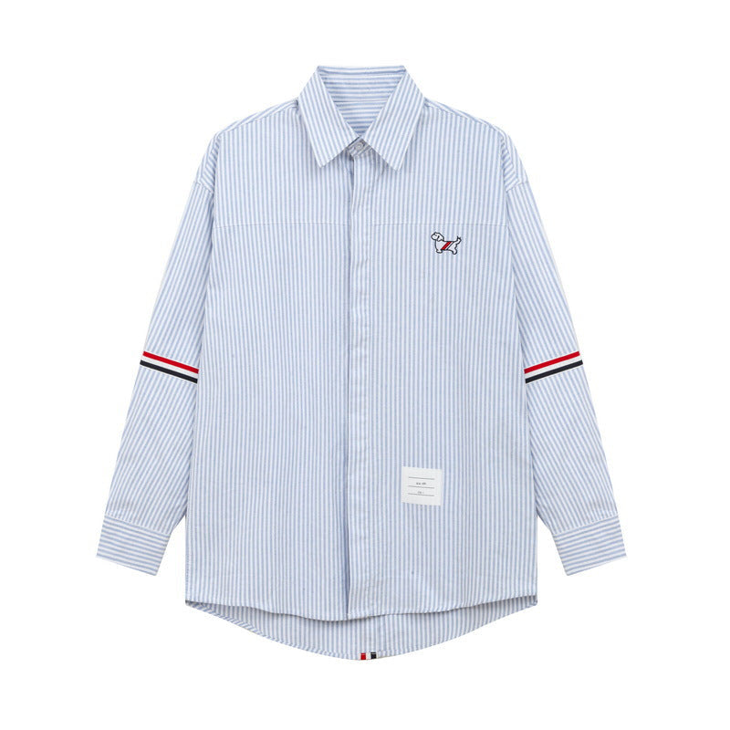 Unisex all-over embroidered shirt（副本） THOM TREND