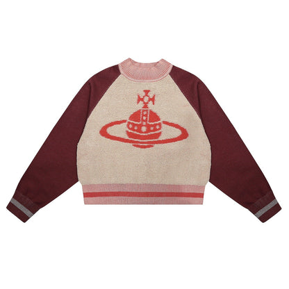 Vivienne Westwood Crewneck Sweater with Large Logo
