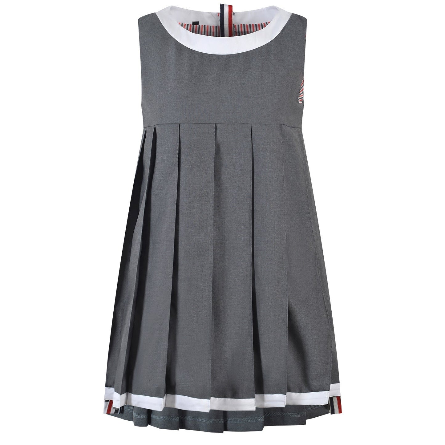 Thom Browne Women's Sleeveless Pleated Vest Dress