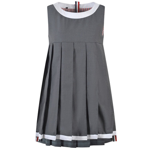 Thom Browne Women's Sleeveless Pleated Vest Dress