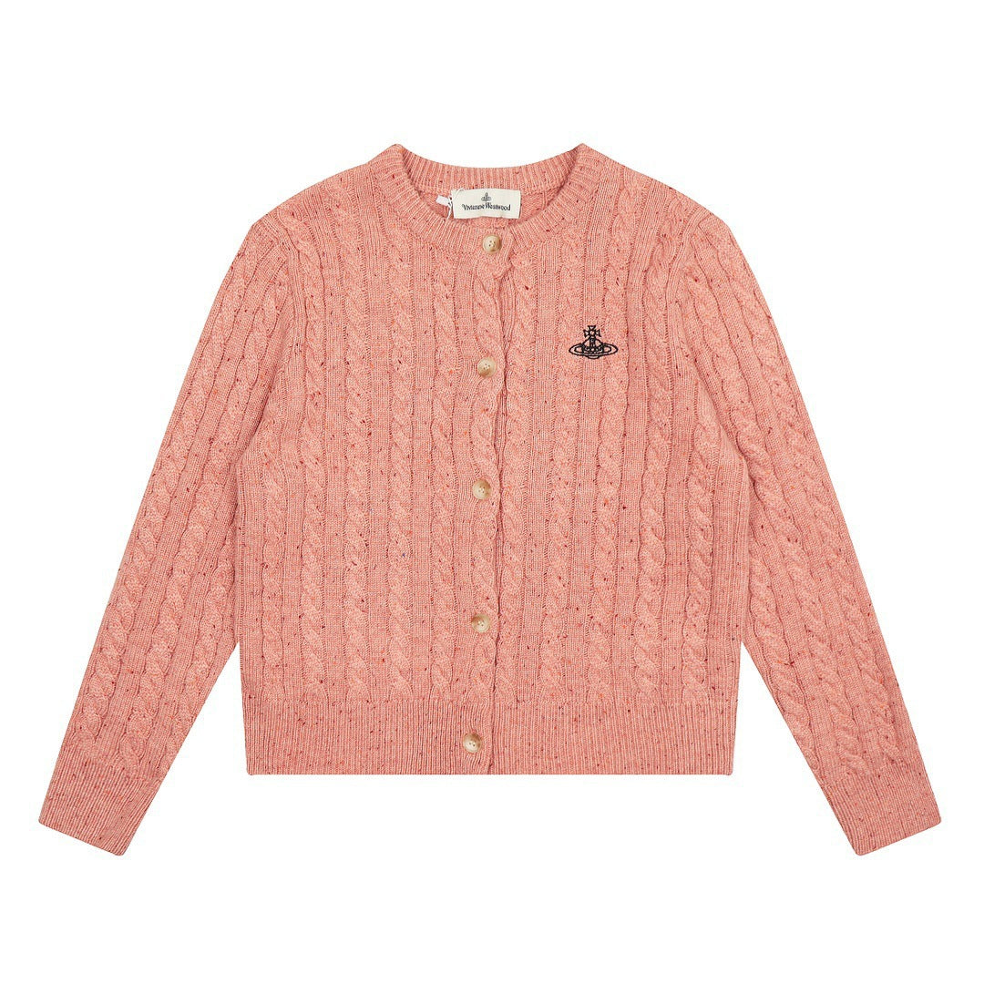 Vivienne Westwood Color-block Cotton-Wool Cardigan