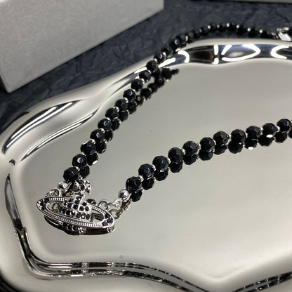 Vivienne Westwood Minimalist Planet Necklace