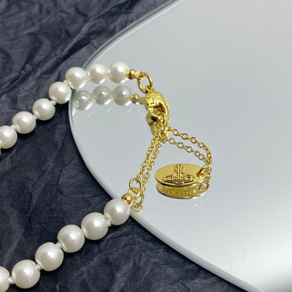 Minimalist Pearl Necklace