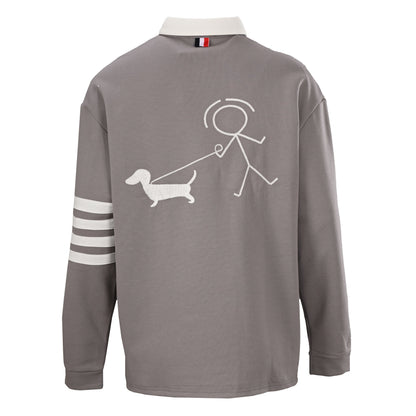 Thom BrowneSpring Summer Four-Bar Stripe Hoodie