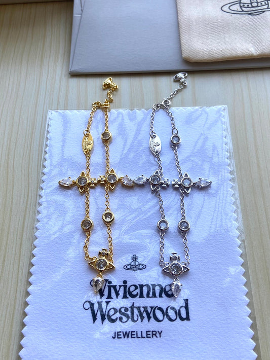 Vivienne Westwood Rhinestone Bracelet