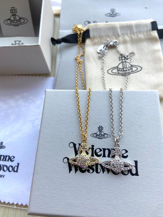 Vivienne Westwood Rhinestone Collar Necklace