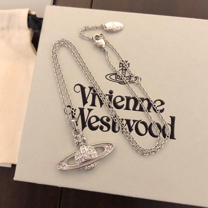 Vivienne Westwood Sparkling Clavicle Necklace