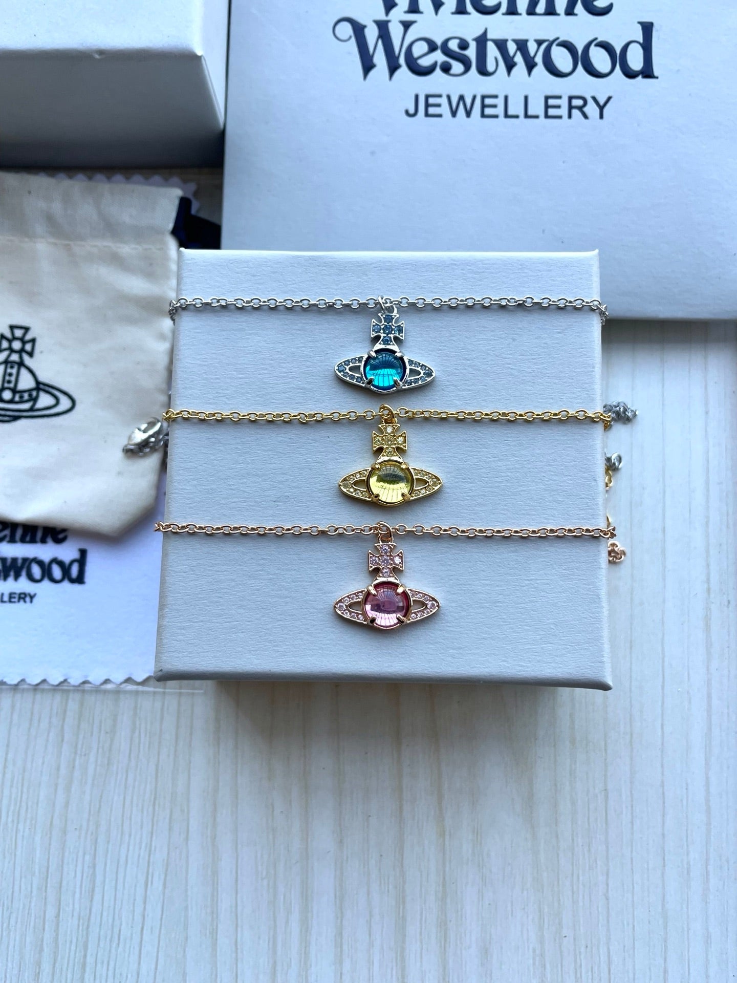 Vivienne Westwood Large Rhinestone Collar Necklace