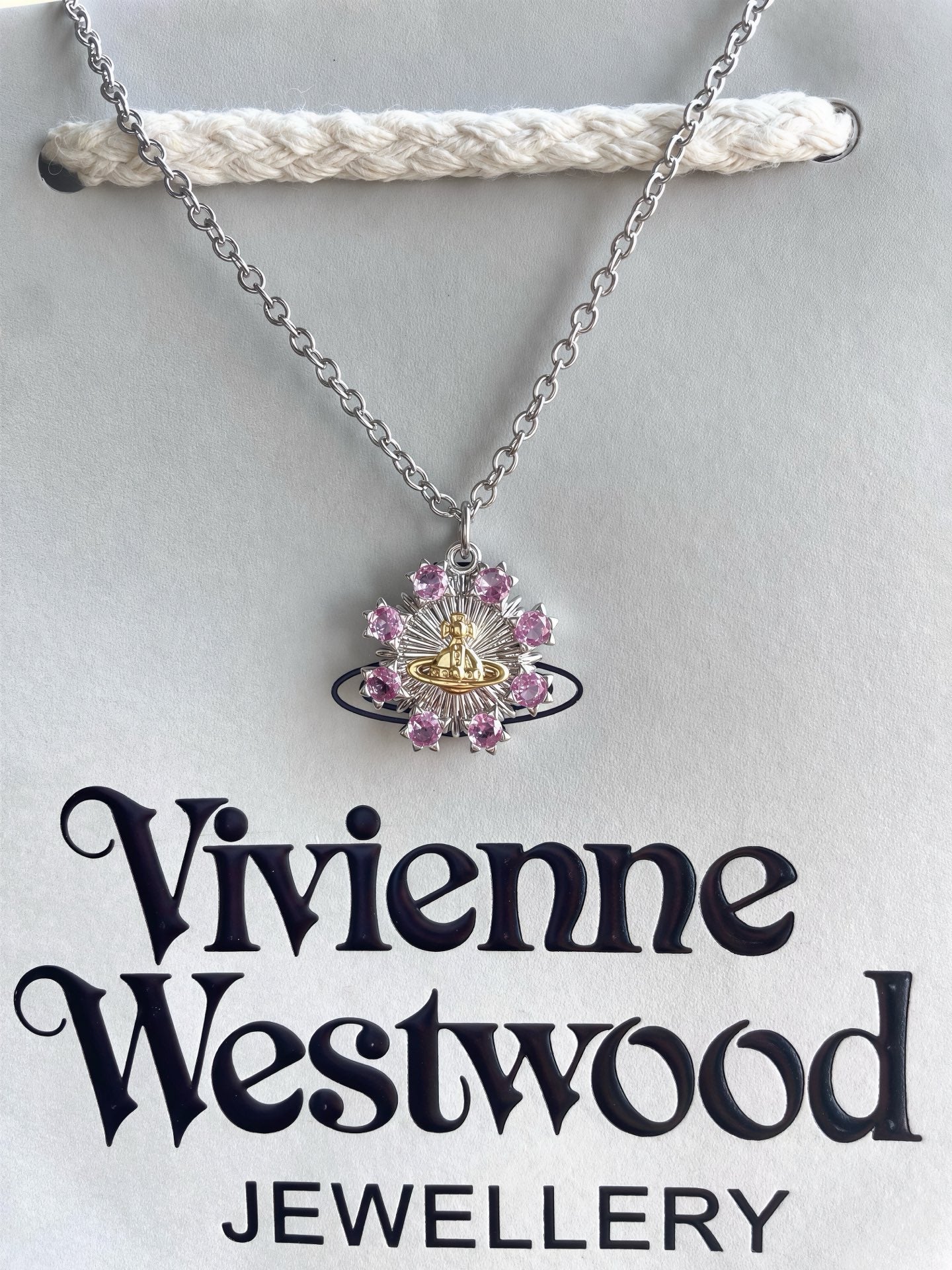Vivienne Westwood Snowflake Rhinestone Necklace