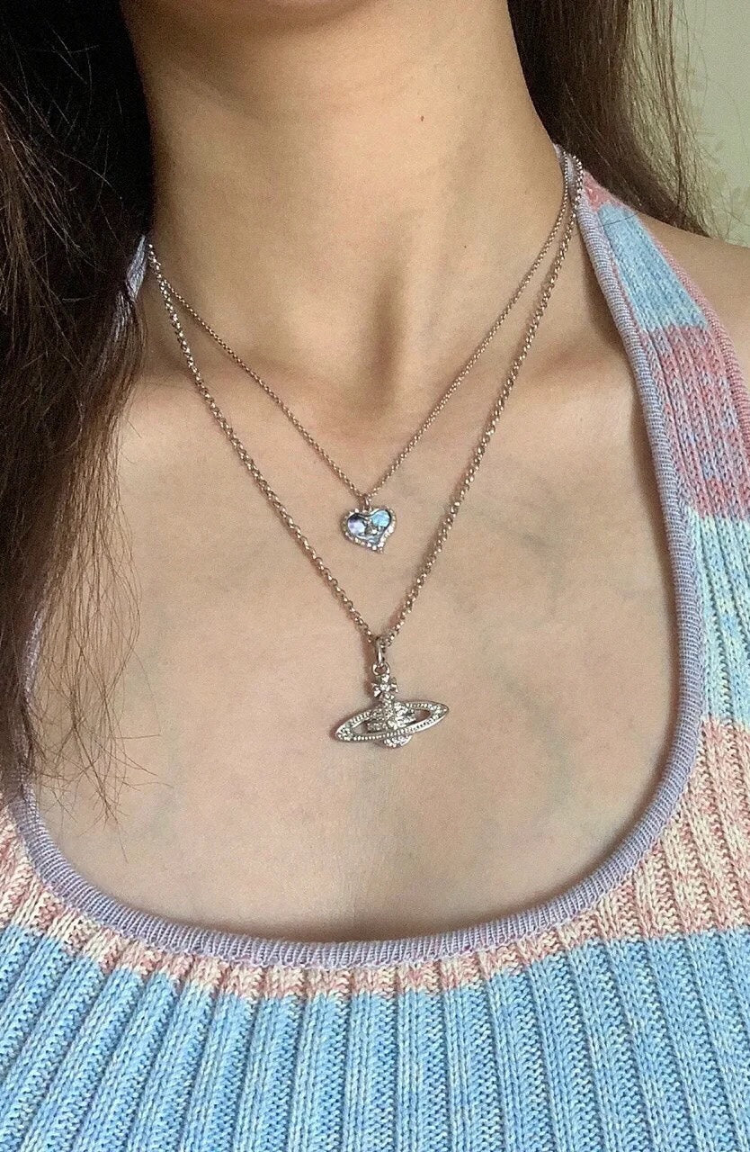 Vivienne Westwood Sparkling Clavicle Necklace