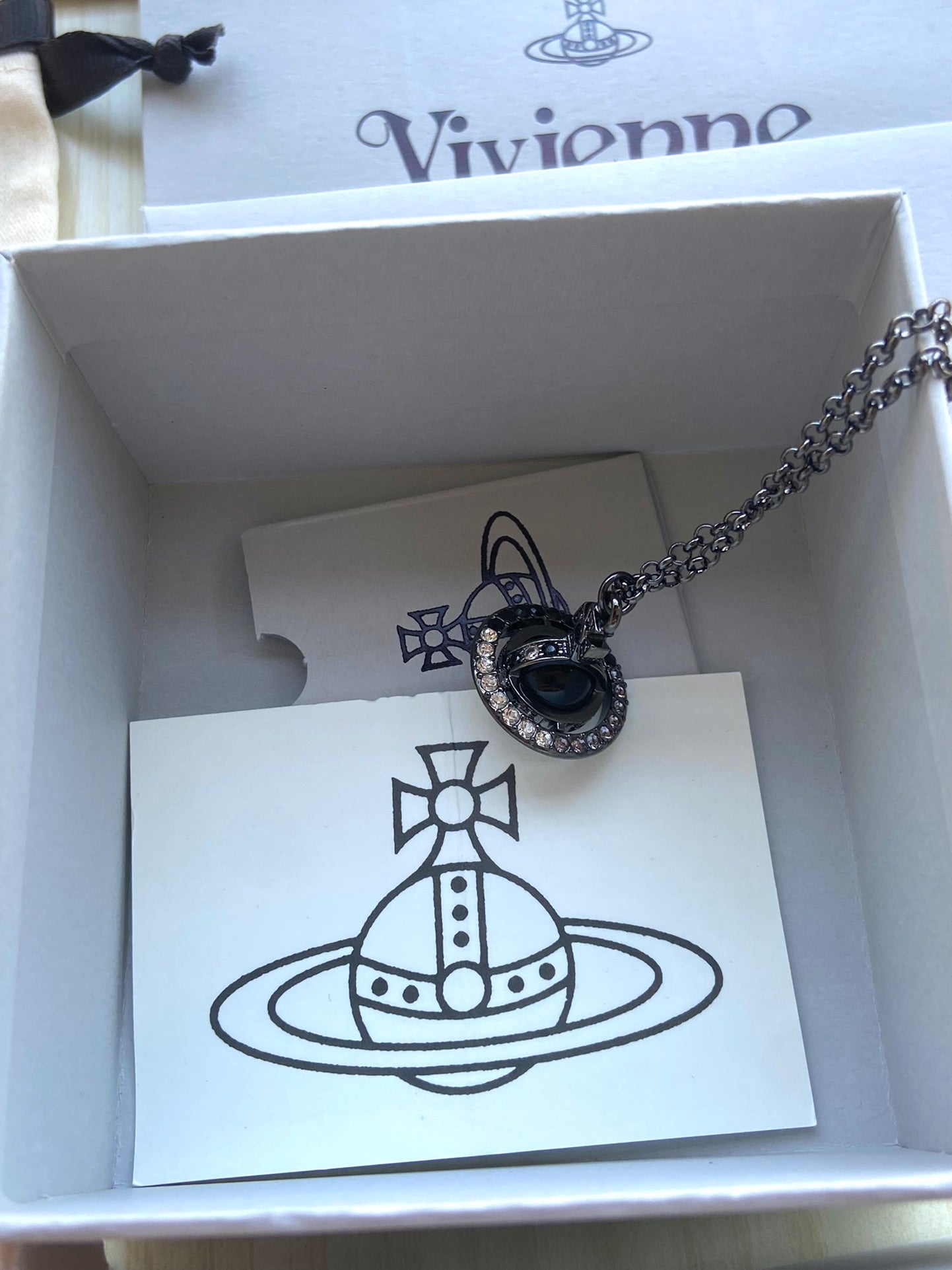 Vivienne Westwood Crystal Planet Necklace