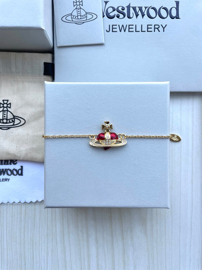 Vivienne Westwood Shell & Rhinestone Bracelet