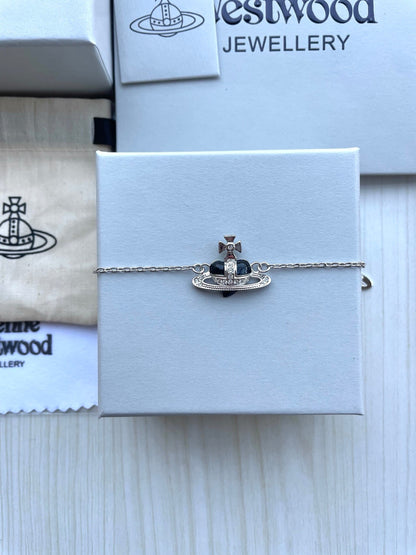 Vivienne Westwood Shell & Rhinestone Bracelet