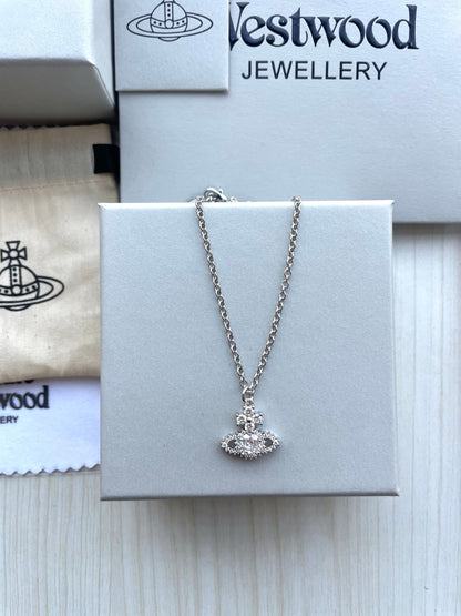 Vivienne Westwood Full-Crystal Collar Necklace