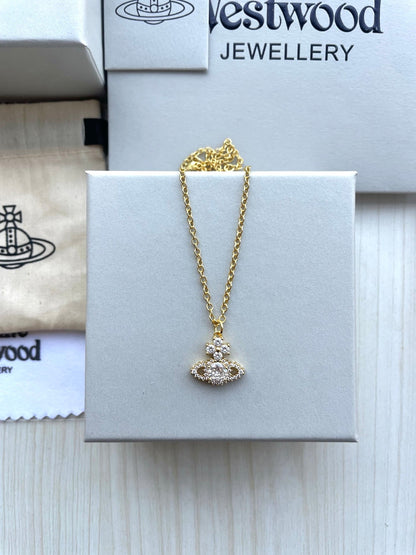 Vivienne Westwood Full-Crystal Collar Necklace