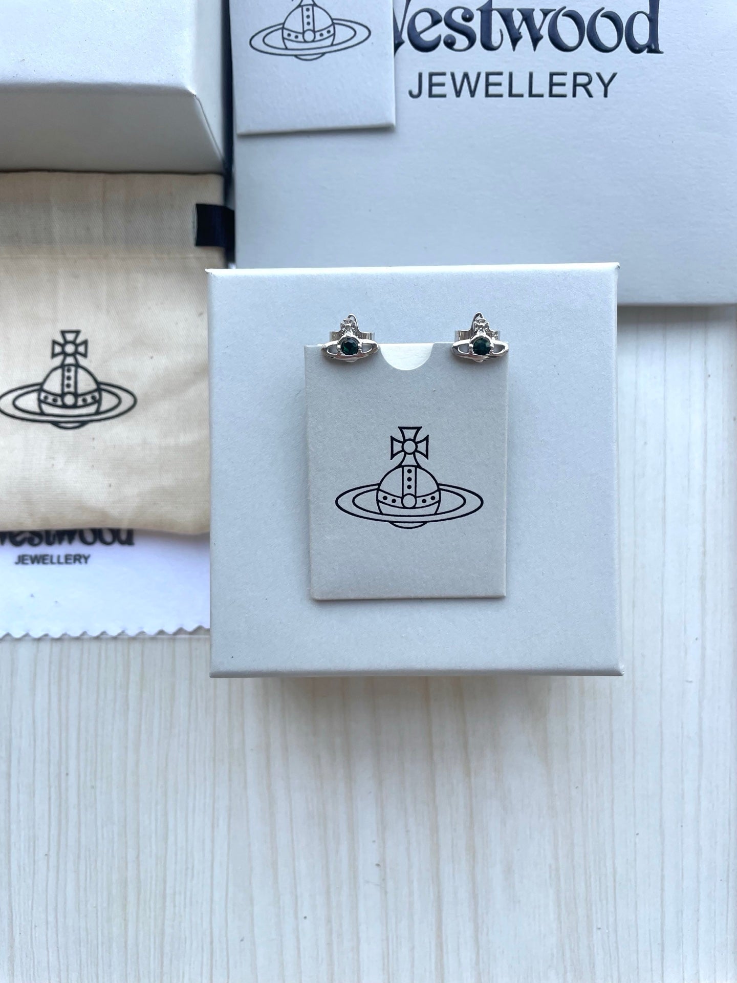 Vivienne Westwood Saturn Stud Earrings