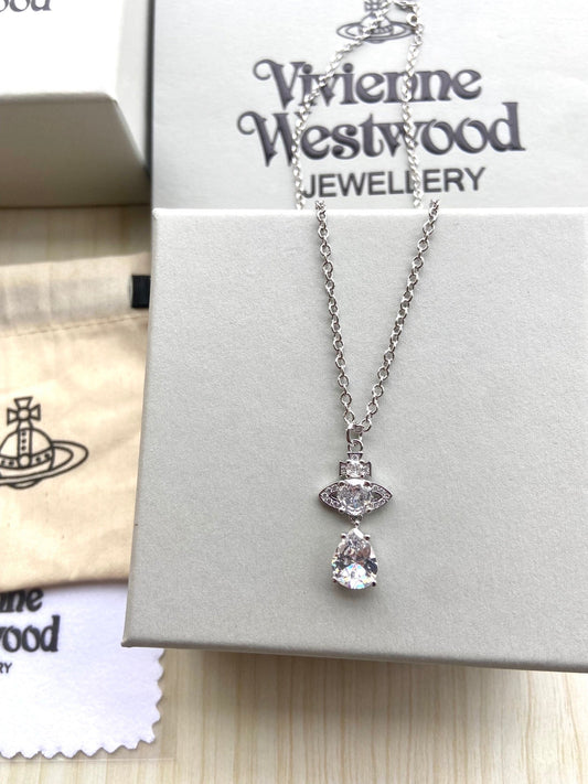 Vivienne Westwood Full-Rhinestone Collar Necklace