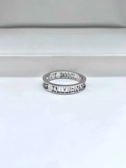Vivienne Westwood Openwork Letter Ring