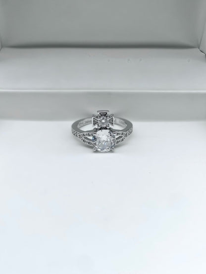 Vivienne Westwood Rhinestone Planet Ring