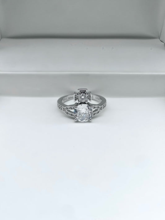 Vivienne Westwood Rhinestone Planet Ring
