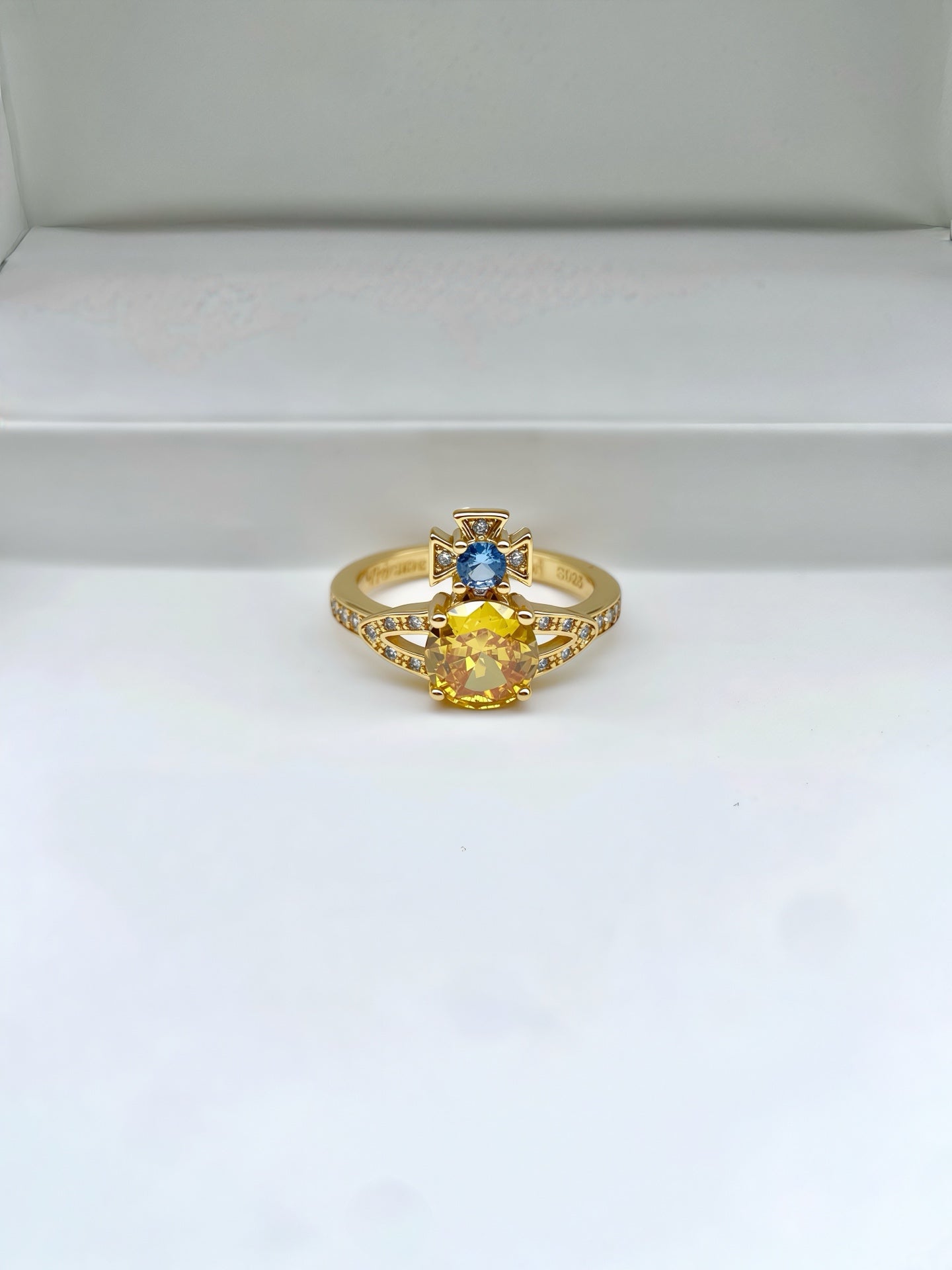 Vivienne Westwood Rhinestone Planet Ring