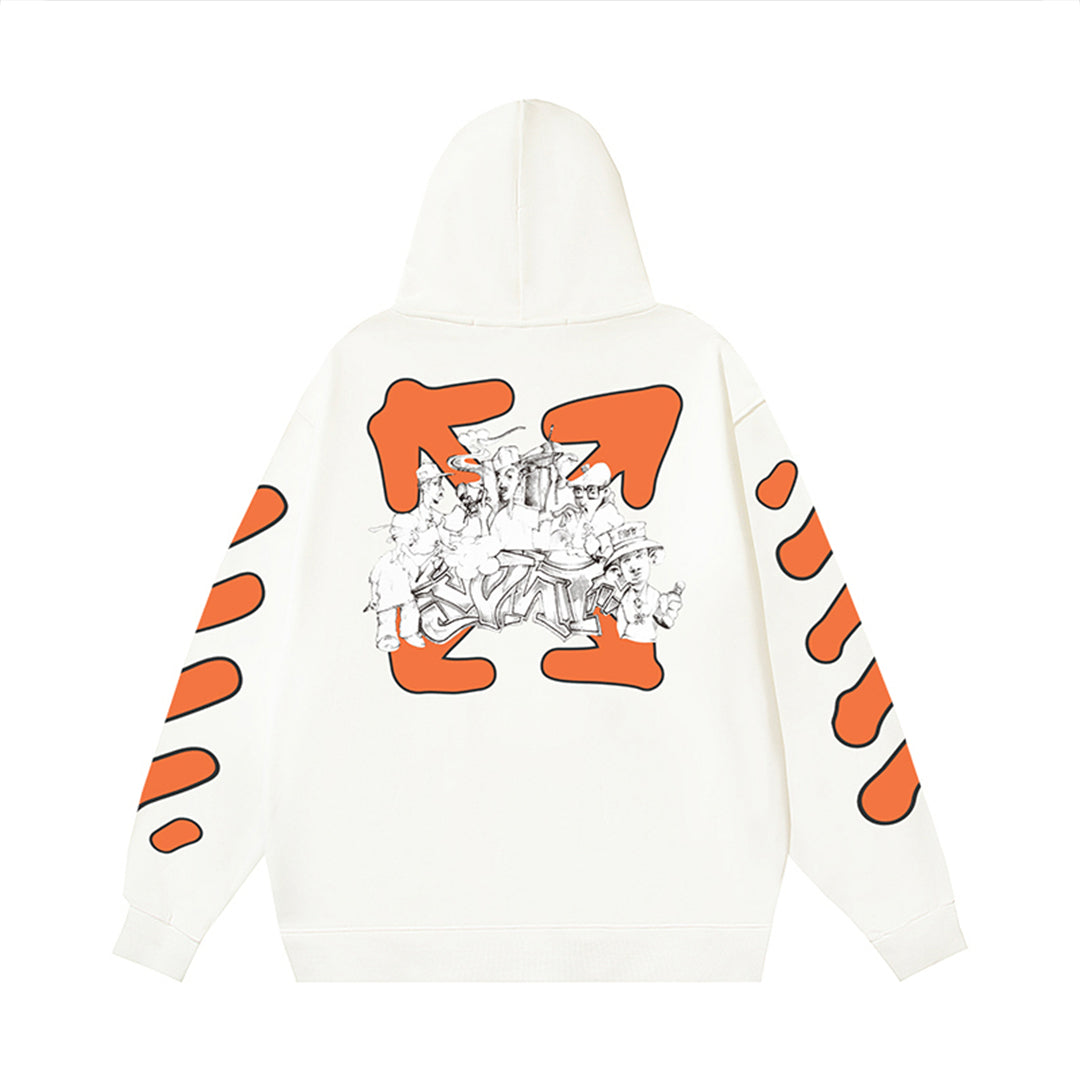OFF-Whlte Arrow logo sports sweatshirt#9