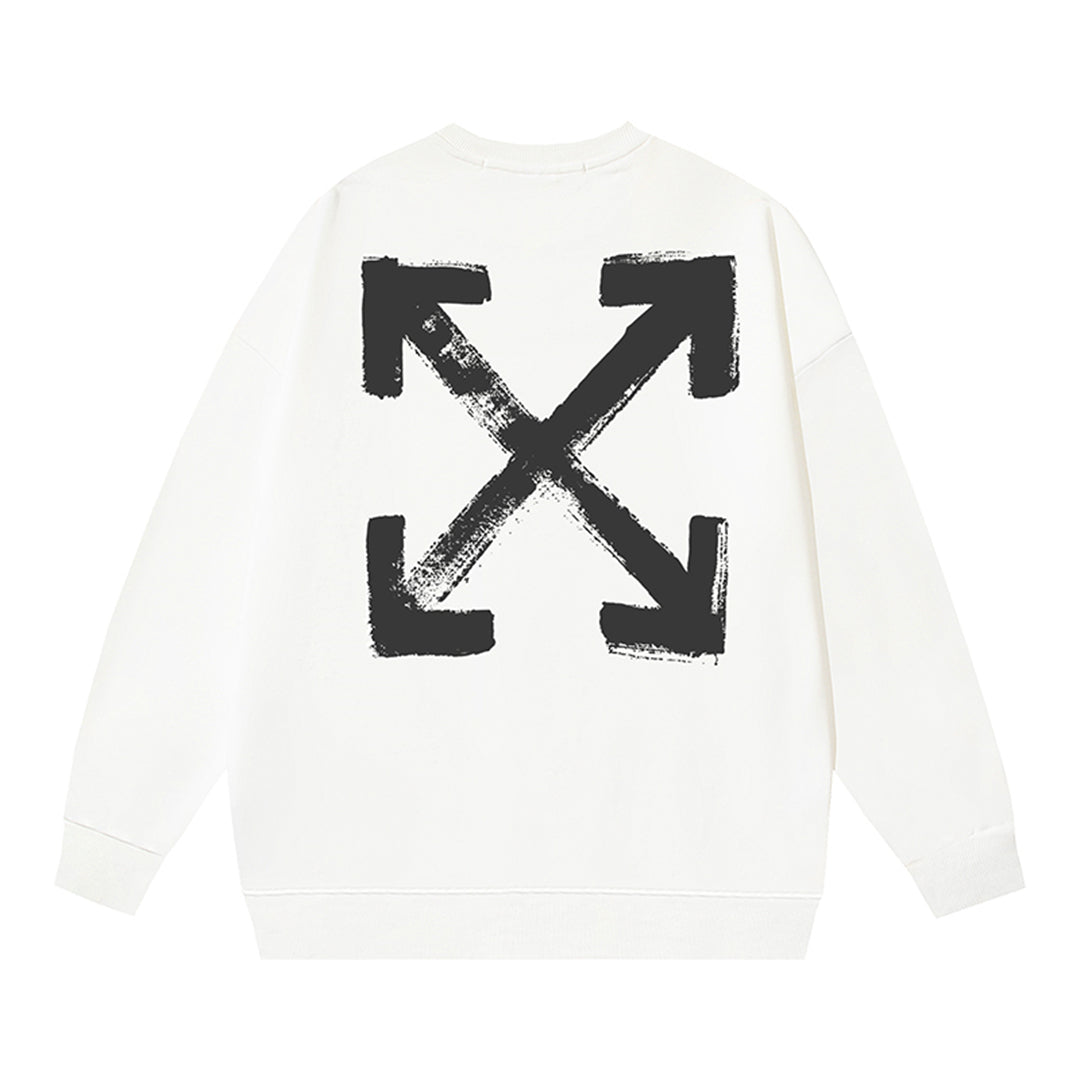 OFF-Whlte Arrow logo sports sweatshirt#122