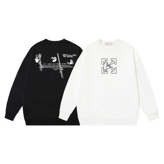 OFF-Whlte Arrow logo sports sweatshirt#114